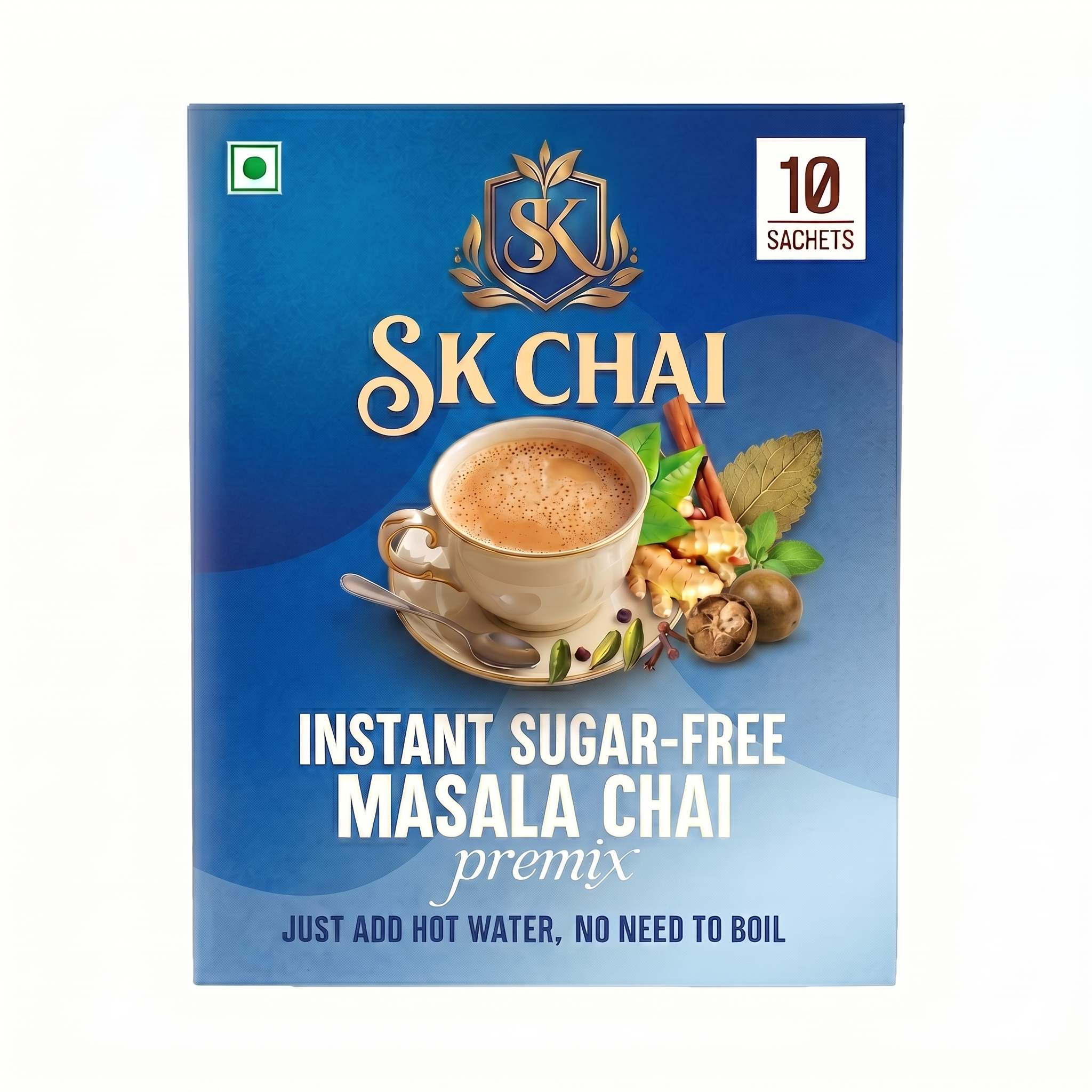 Instant Sugar-Free Masala Chai Premix